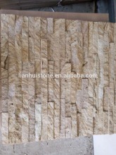 yellow travertine CS046 natural stone exterior wall tile cladding tiles/stacked ledge stone