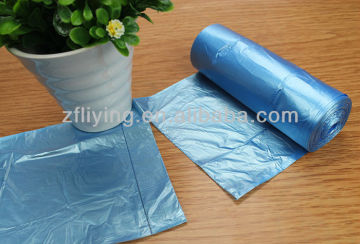 PE colored plastic Trash Bag on roll
