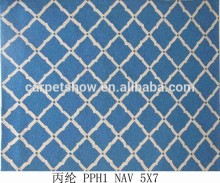 Hand hooked outdoor PP or woollen loop pile carpet,outdoor carpet rugs