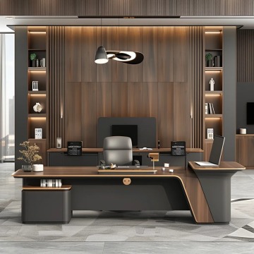 Customizable Executive Desk for Professional Offices