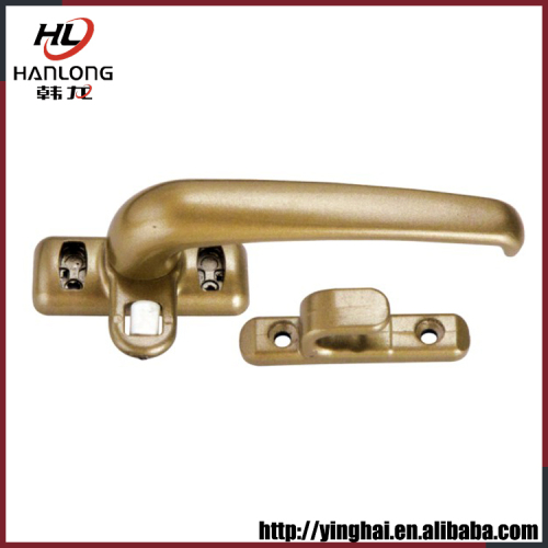 Aluminium window handle lock,casement window lock handle