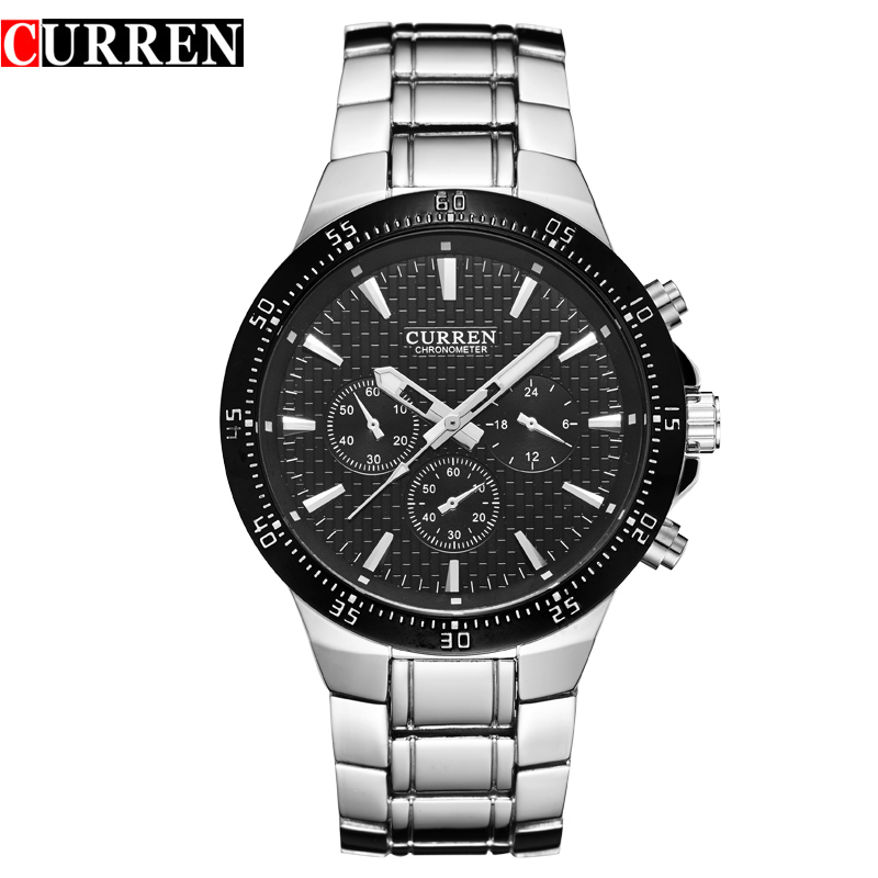 Fashion Stainless Steel Sport Men Watches Waterproof 