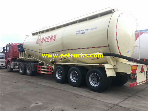 Tri-axle 45000L kavu poda tank trailers