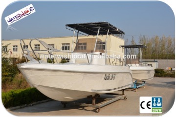 QD 20 EX fiberglass small speed boats for sale with outboard engine