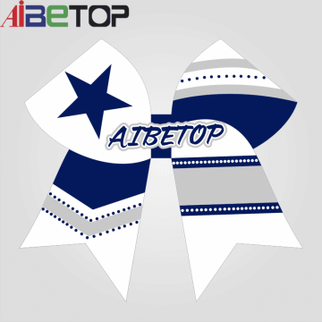 Girls Glitters Bows for Cheerleading