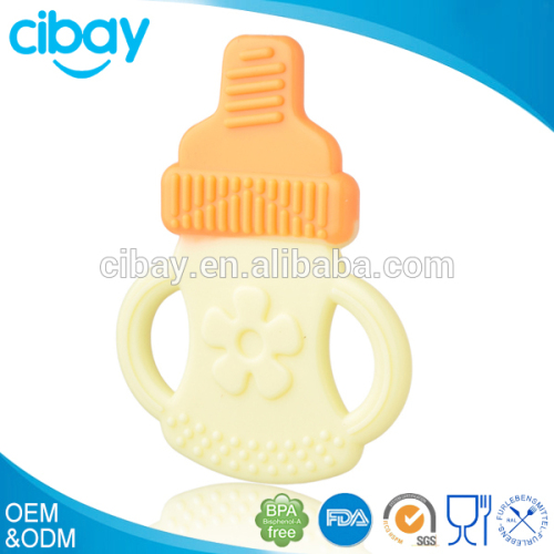 100% Food Grade Soft Fruit Shape Silicone silicone teether for biting