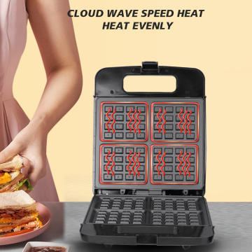 Macchina per waffle waffle elettrica maker waffle quadrati