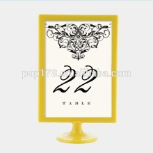 Guangzhou Factory Plastic Restaurant Menu Table Tent