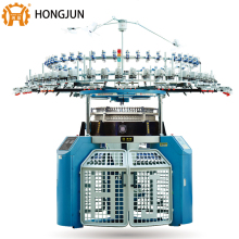 Chuangda 3-Way Single Jersey Electronic Computerized Jacquard Circular Knitting Machine with Mesh Cams