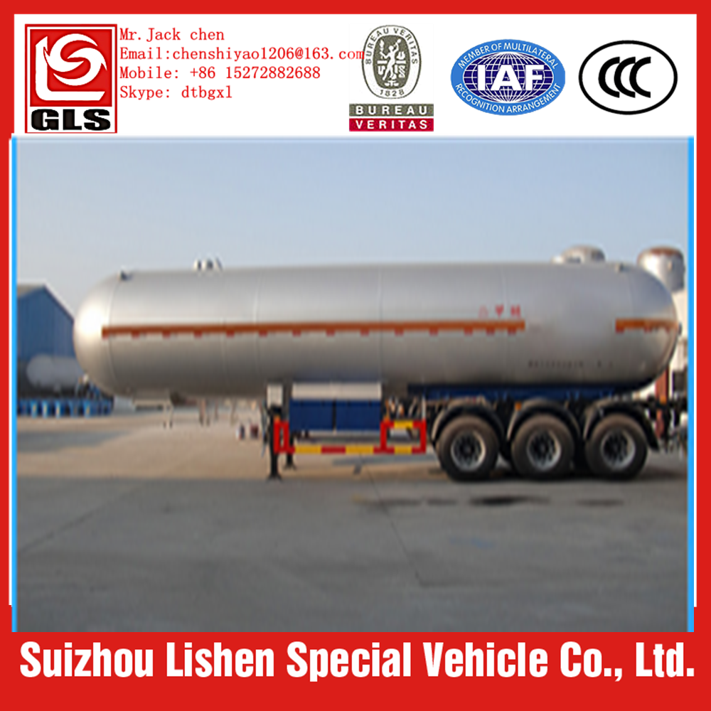 58.5m3 25ton tri-axle lpg tank trailer