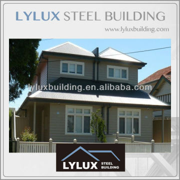 low cost steel semi-detached villa prefabricated villa