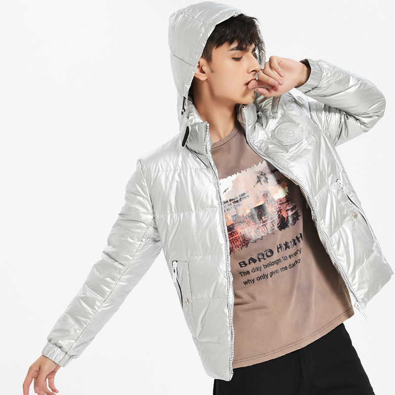 Luxury Silver Puffer Jacket Mens High Quality Wholesale