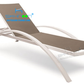 Luxury Aluminum Poolside Stackable Sun Lounger (53023)