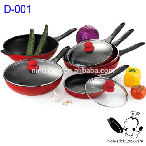 kitchen pans black ceramic coating die cast aluminum nonstick cooking pan