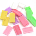 Couleur mélangée Cube Chewing-Gum Bonbons En Forme De Résine Flatback Perles Téléphone Shell Décor Scrapbooks Articles Artisanat DIY Spacer