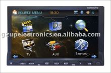 7 inch universal 2 din slide down touch screen indash car dvd player