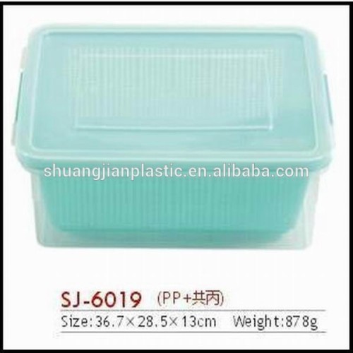 Round small plastic rice washing basket