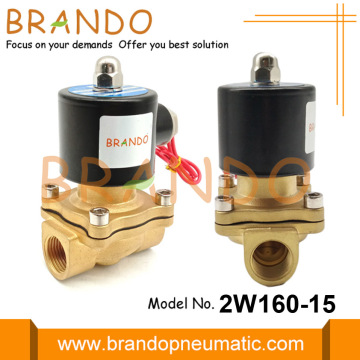 1/2 &quot;2W160-15 Brass Electric Solenoid Valve 24V 220V