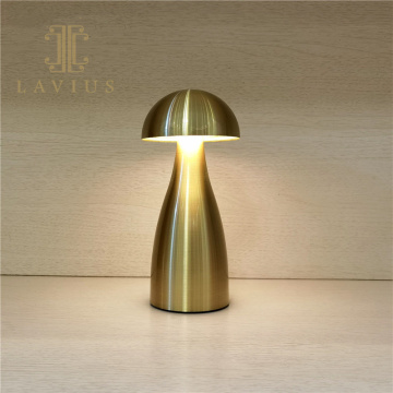 Metal Mushroom Usb Charging Led Bedside Tabel Lamp