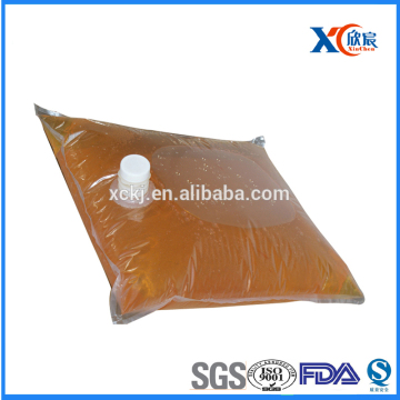 New style laminated plastic bag in box for syrup