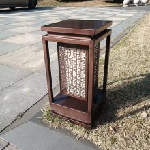 Post lawn lamp production