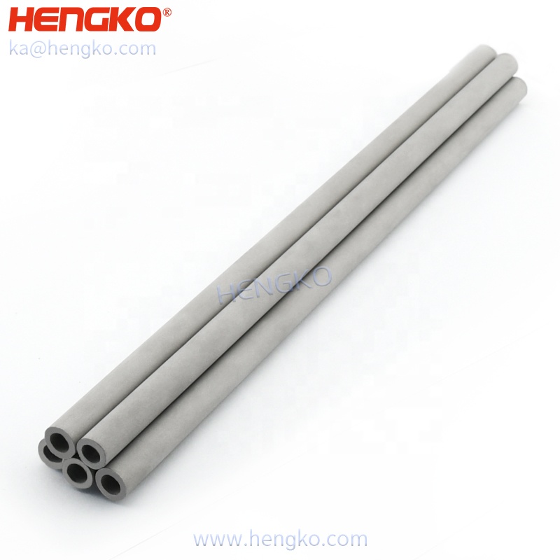 Custom-Make 316 316L stainless steel sintered porous micro capillary tube for medical and heat treatment industry