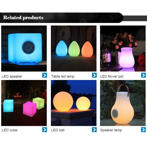 Decorative LED Flower Pot for Hotel Decor