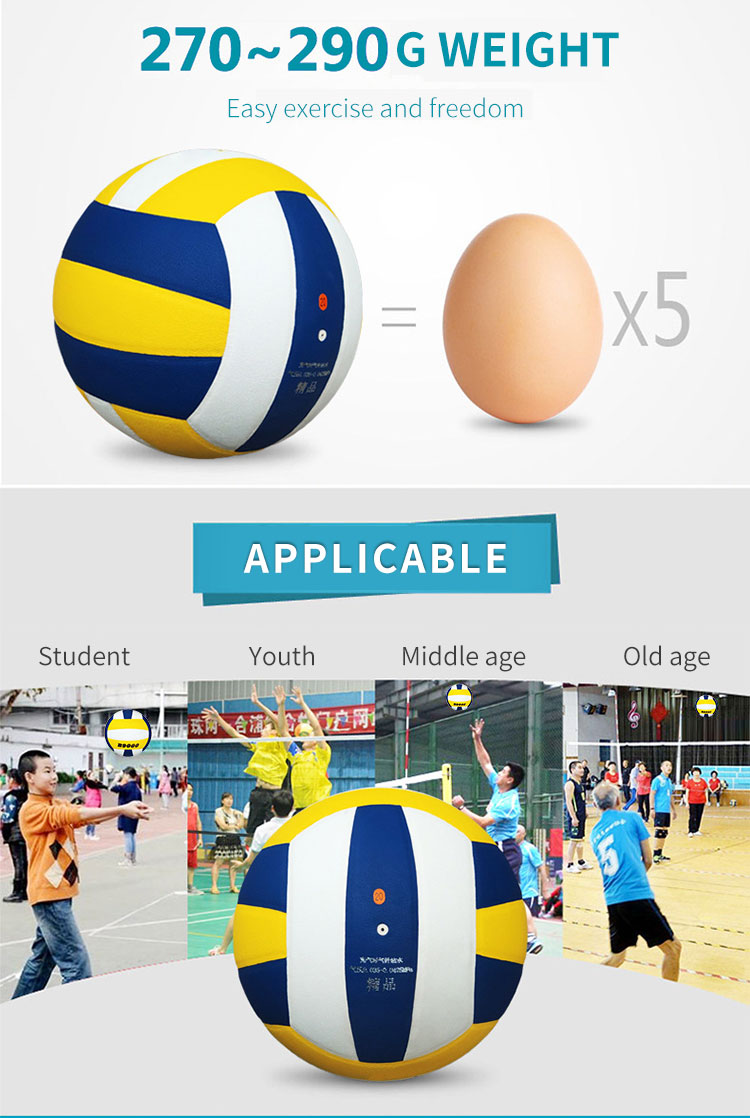 Official Size Weight Beach Volleyball Indoor Portable Volleyball