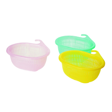 Plastic Fruit And Vegetable Basket With Handle