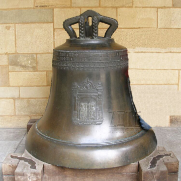 Antique large cast bronze brass church bell for sale