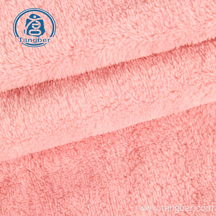 Long Pile Sherpa 100% Polyester Coral Fleece Fabric