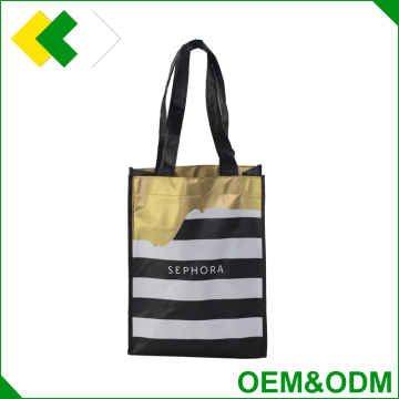 Guangdong manufacturer OEM & ODM top sale glossy laminated tote bag wholesale laminated carrier bags