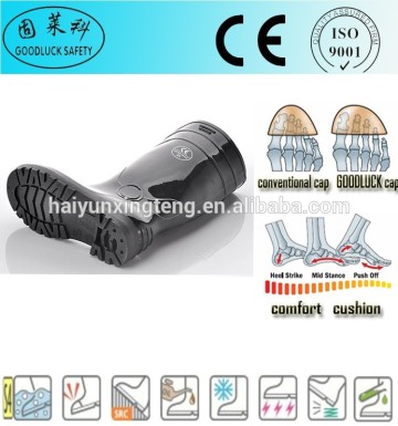 Construction Field PVC Boots Rubber Rain Boots Safety Footwear