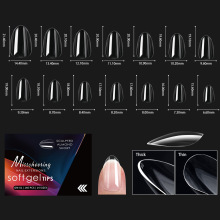 Transparent Traceless False Nails - 140cs/120pcs Nail Art Kit