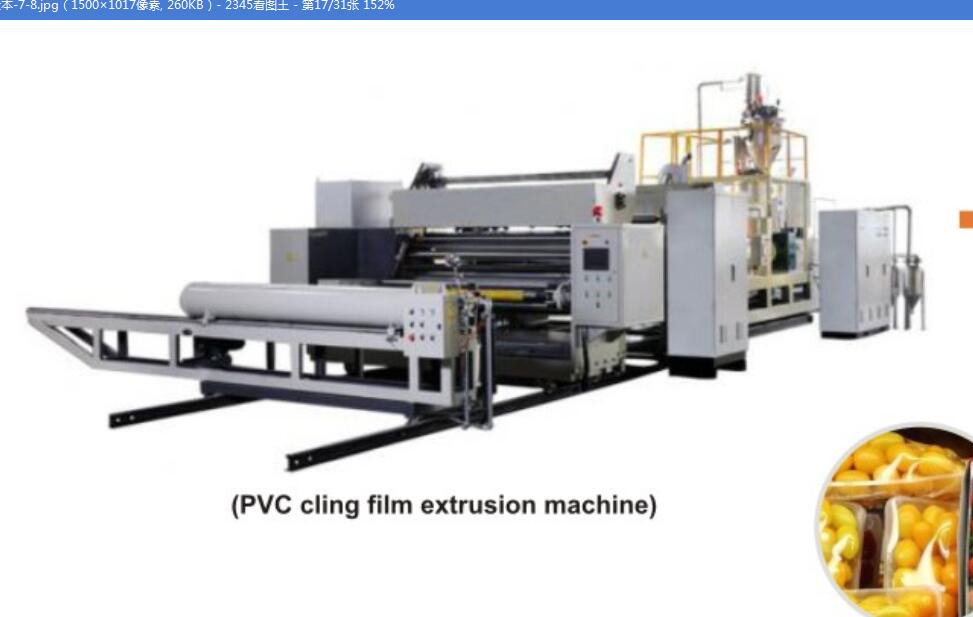 High Quality Pvc Cling Film Extruder Machine