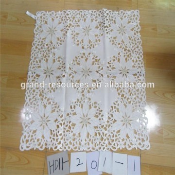 White rectangular tablecloth