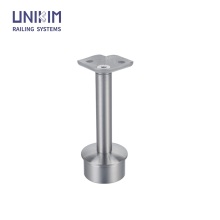 Handrail square support for cruise ship