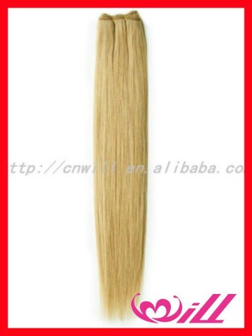 pretty color #613 virgin blonde brazilian hair weft virgin remy brazilian hair weft