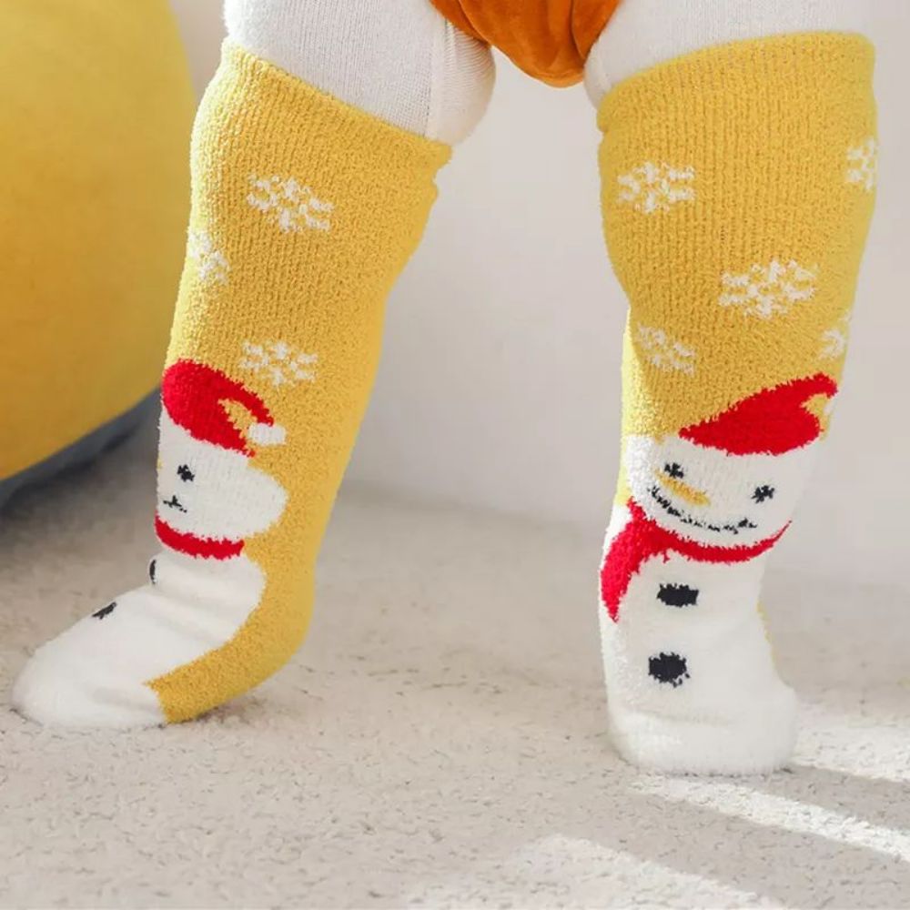 Kids Christmas Fuzzy Socks