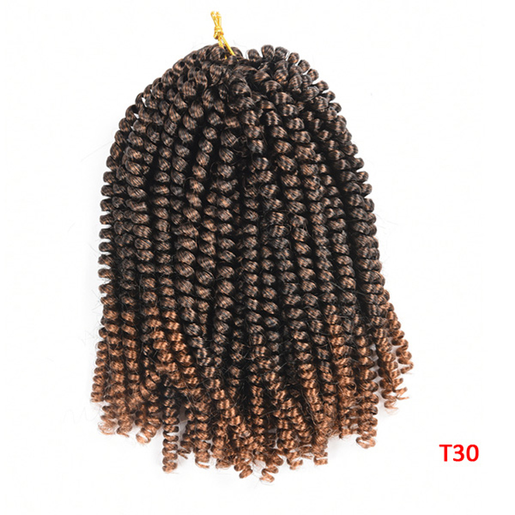 Wig industry with supply source spot wholesale spring twist can wear self-made African  Synthetic fiber hair