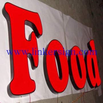 cheap frontlit letter led channel letter signs