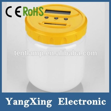 Plastic bottle-shaped digital decorate wedding money box