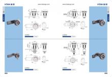 European Aluminum Plate Hook Tongue Mortice Door Lock