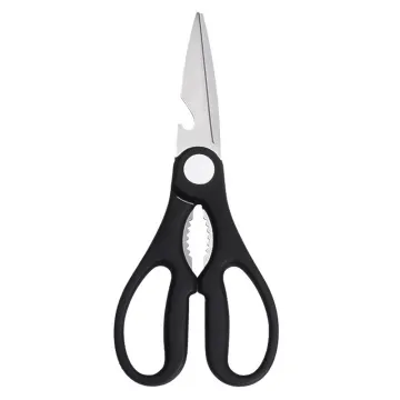 Professional Multi-purpose Stainless Steel Kitchen Scissors: Safe Utility Shears for Versatile Cutting Tasks