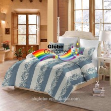 Stripe printing blue 4 seasons home soft comforter sets