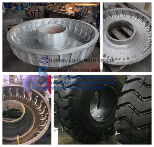 Two-Half Mold 16.00-24 OTR Tire For Tire Retreading