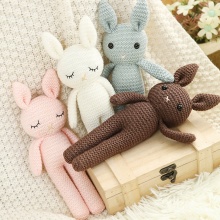 Handmade Crochet Knitted Bunny Plush Toy