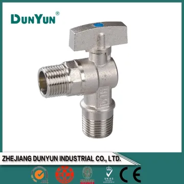 Forged male brass angle valve