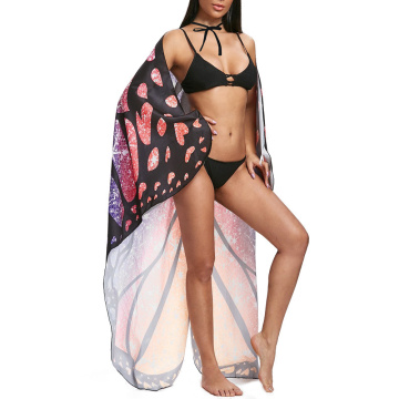 Butterfly Wings Shawl Fairy Soft Fabric for Women Ladies Party Nymph Costume Accessory