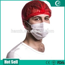 Disposable 10GSM PP Medica Hospital Clip cap Nonwoven Mob clip cap Crimped Cap